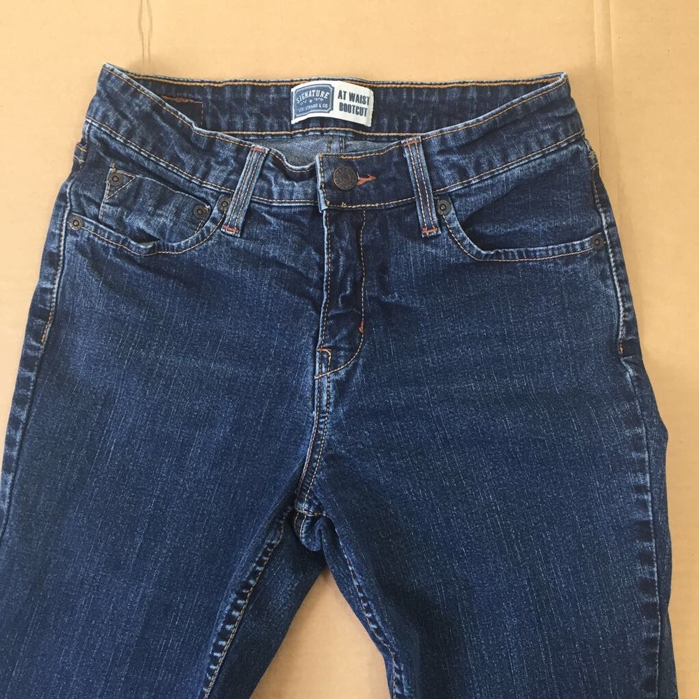 Signature Levi Strauss & Co at Waist Bootcut Jeans